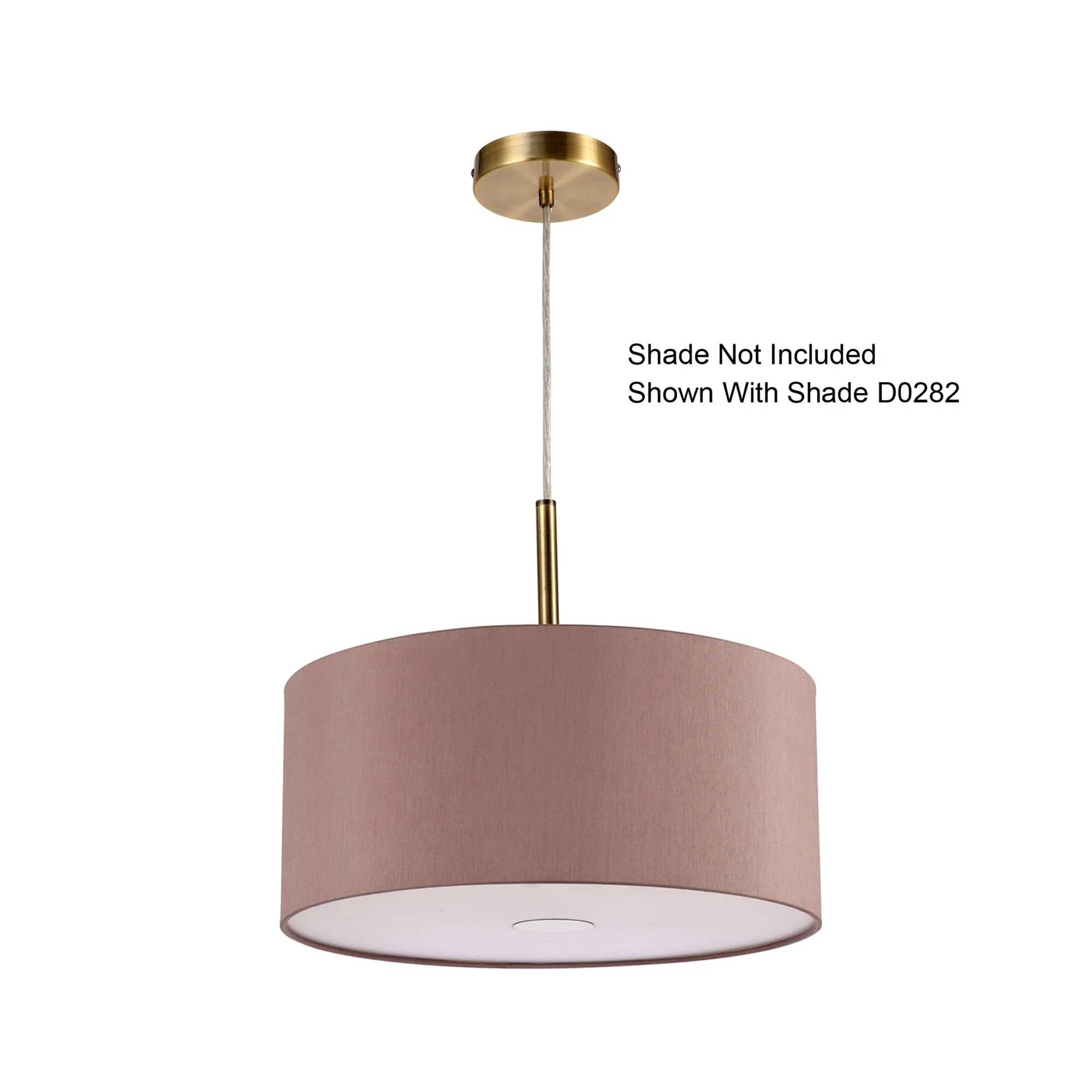 Baymont Pendant 3 Light Antique Brass D0340  Deco Baymont AB